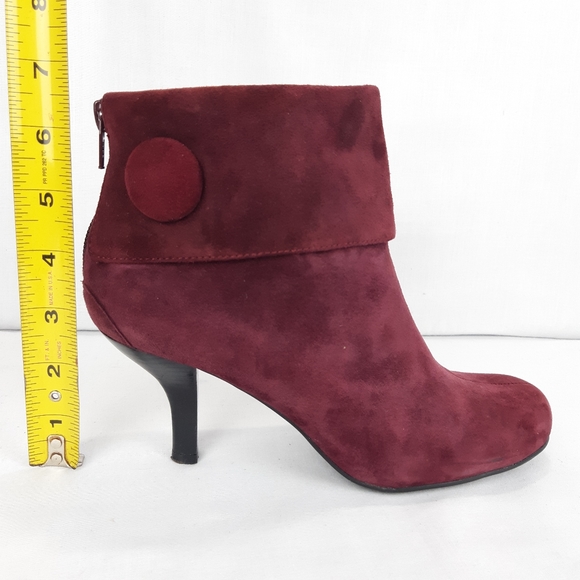 FRANCO SARTO SUEDE MISS ANKLE BOOTS - Picture 16 of 16